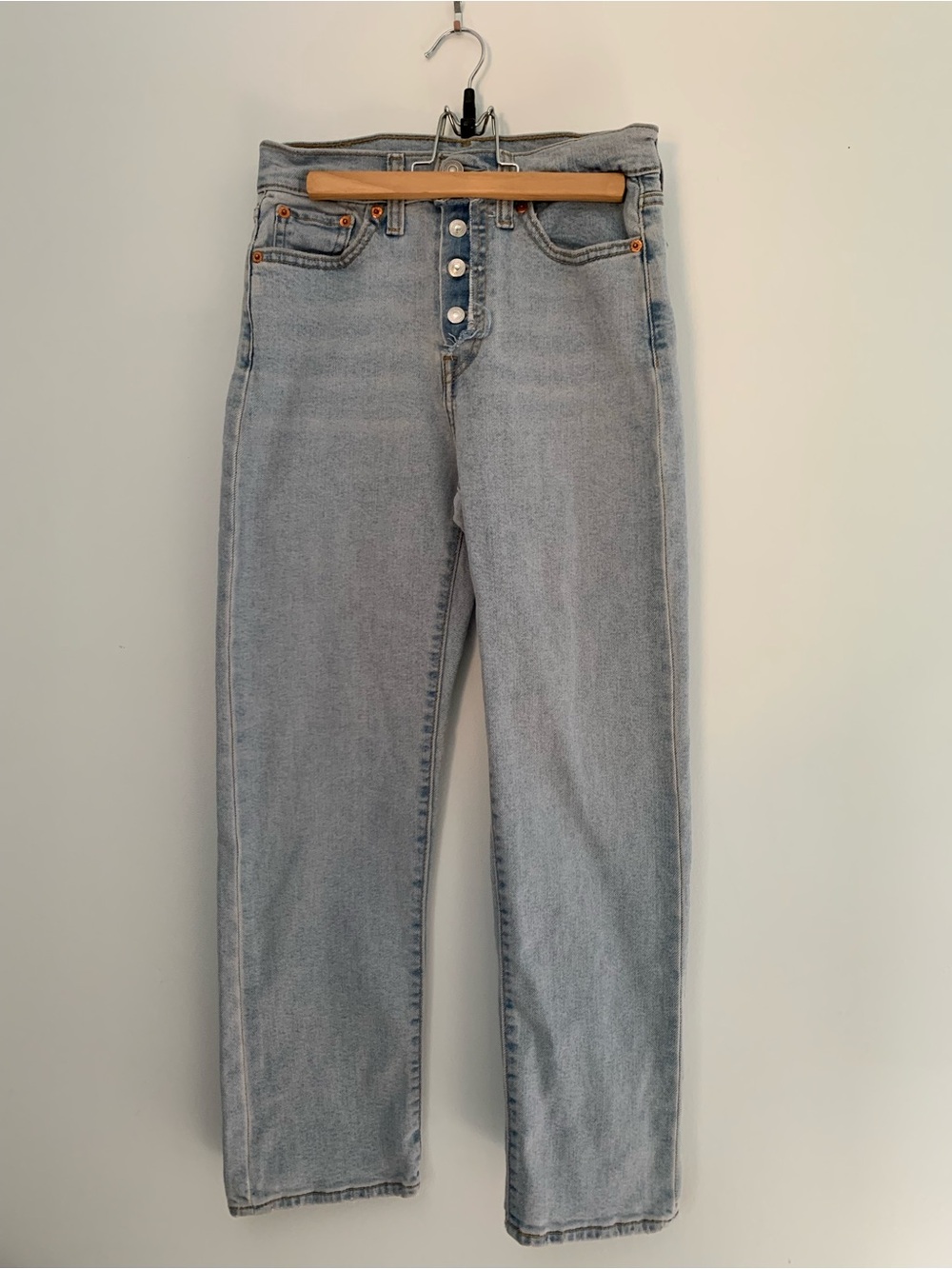 Levi’s Wedgie Straight Stretch Denim Jeans
